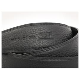 Hermès-HERMES  Belts cm 100 Leather-Black
