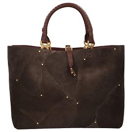 Chloé Marcie große Ledertasche braun Braun