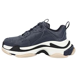 Balenciaga-Balenciaga Triple S Blue-Blue
