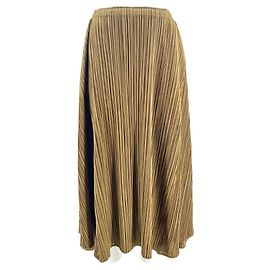 PLEATS PLEASE  Skirts T.0-5 3 Polyester Khaki