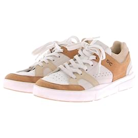 Autre Marque-Non Signé / Unsigned trainers T.EU 38.5 Leather-White