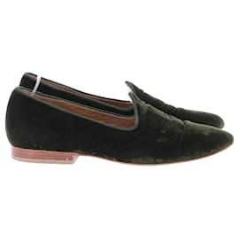 Autre Marque-Le Monde Beryl flats T.EU 38 Suede-Green