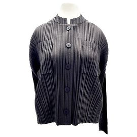 Tops Pleats Please T.0-5 3 Polyester Noir