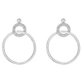 Orecchini in oro bianco e diamanti Piaget Possession Bianco