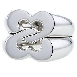Anillo Sceau de Coeurs Poiray en oro blanco Blanco