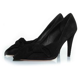 Isabel Marant Poetty evening bow pumps in black Black