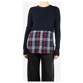 Veronica Beard Pull-over bleu marine - taille M Bleu Marine