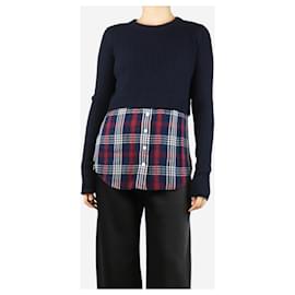 Veronica Beard Marineblauer Pullover - Größe M Marineblau