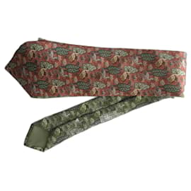 Hermès-hermes tie-Coral