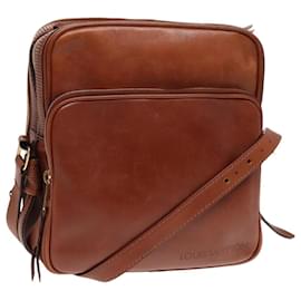 Louis Vuitton-LOUIS VUITTON Cuir Bequia Trotteur GM Shoulder Bag Leather M95323 Auth bs18125-Brown