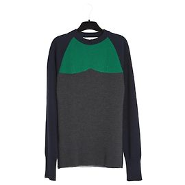 Suéter de Lã Tricolor Marni Pull FR38 UK10 US8 Multicor