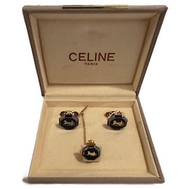 Céline Abotoaduras e alfinete de gravata Celine Outro