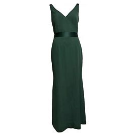 Vera Wang Abendkleid in Smaragdgrün Dunkelgrün