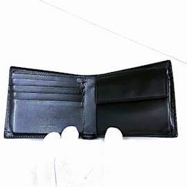 Saint Laurent-Saint Laurent Tiny Cassandra Bi-fold Wallet-Black