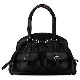Borsa My Dior Frame grande in pelle di vitello nera Nero