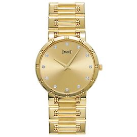 Relógio de pulso Piaget Dancer 10P em quartzo com diamante Dourado