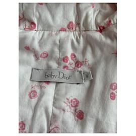 Baby Dior-Blousons, manteaux filles-Rose