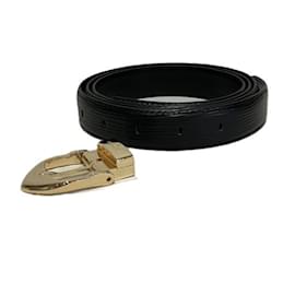 Louis Vuitton-Louis Vuitton Epi Santur Classic Belt-Black