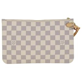 Louis Vuitton-LOUIS VUITTON Damier Azur Neverfull MM Pouch Pouch LV Auth 91904-Other
