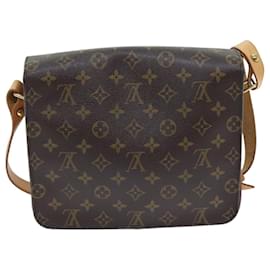 Louis Vuitton-LOUIS VUITTON Monogram Cartouchiere GM Shoulder Bag M51252 LV Auth 91121-Monogram