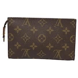 Louis Vuitton-LOUIS VUITTON Monogram Bucket PM Accessory Pouch LV Auth 91897-Monogram