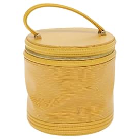 Louis Vuitton-LOUIS VUITTON Epi Cannes Hand Bag Yellow M48039 LV Auth 89868-Yellow