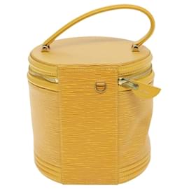 Louis Vuitton-LOUIS VUITTON Epi Cannes Hand Bag Yellow M48039 LV Auth 89868-Yellow
