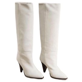 Botas Ririo Isabel Marant em giz Bege Fora de branco