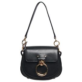 Chloé Piccola borsa a tracolla in pelle nera Nero
