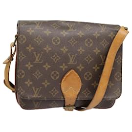 Louis Vuitton-LOUIS VUITTON Monogram Cartouchiere GM Shoulder Bag M51252 LV Auth 91963-Monogram