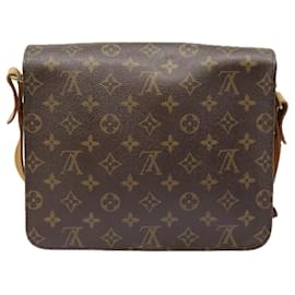 Louis Vuitton-LOUIS VUITTON Monogram Cartouchiere GM Shoulder Bag M51252 LV Auth 91963-Monogram