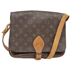 Louis Vuitton-LOUIS VUITTON Monogram Cartouchiere GM Shoulder Bag M51252 LV Auth 91101-Monogram