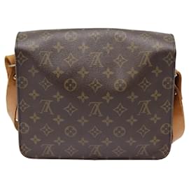 Louis Vuitton-LOUIS VUITTON Monogram Cartouchiere GM Shoulder Bag M51252 LV Auth 91101-Monogram