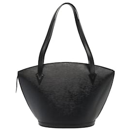 Louis Vuitton-LOUIS VUITTON Epi Saint Jacques Shopping Shoulder Bag Black M52272 Auth yk15368-Black