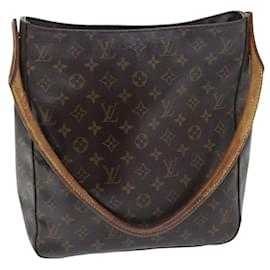 Louis Vuitton-LOUIS VUITTON Monogram Looping GM Shoulder Bag M51145 LV Auth 91091-Monogram