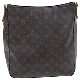 Louis Vuitton-LOUIS VUITTON Monogram Looping GM Shoulder Bag M51145 LV Auth 91091-Monogram