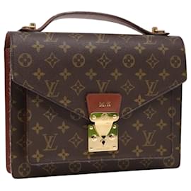 Louis Vuitton-LOUIS VUITTON Monogram Monceau 28 Hand Bag 2way M51185 LV Auth 91111-Monogram