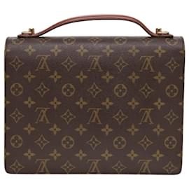 Louis Vuitton-LOUIS VUITTON Monogram Monceau 28 Hand Bag 2way M51185 LV Auth 91111-Monogram
