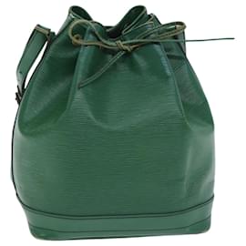 Louis Vuitton-LOUIS VUITTON Epi Noe Shoulder Bag Green M44004 LV Auth 89860-Green