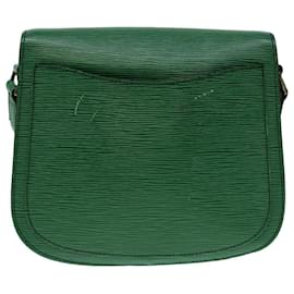 Louis Vuitton-LOUIS VUITTON Epi Saint Cloud GM Shoulder Bag Green M52194 LV Auth 92485-Green