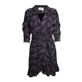Ba&sh, Blumendruckkleid Corazon Lila