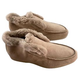 Loro Piana Polacchino Open Walk neu Braun Beige