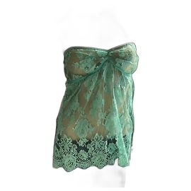 Autre Marque Intimo Rosamarisio in seta e pizzo azzurro Blu chiaro