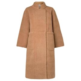 Autre Marque-Apiece Apart Cloud Walk tFaux Shearling Teddybear Coat-Camel