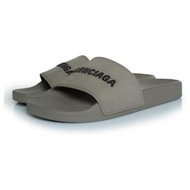 Balenciaga-Pool slide bi.rub.lo in grey-Grey
