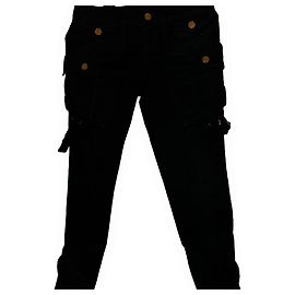 Gucci Tom Ford Rare Black Bondage Style Denim Nero