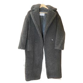 Max Mara Teddy Coat Dark grey