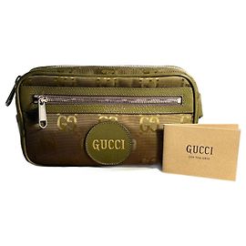Gucci Gürteltasche olivgrün Nylon Olivgrün