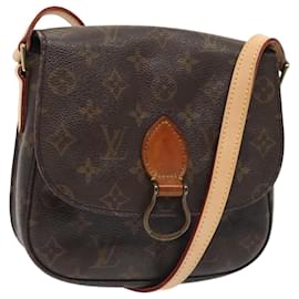 Louis Vuitton-LOUIS VUITTON Monogram Saint Cloud MM Shoulder Bag M51243 LV Auth 91082-Monogram