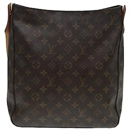 Louis Vuitton-LOUIS VUITTON Monogram Looping GM Shoulder Bag M51145 LV Auth 90975-Monogram